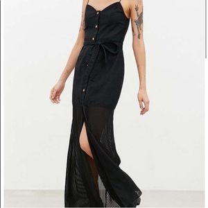 Rare Stevie May Gisel linen maxi dress UO Sz M